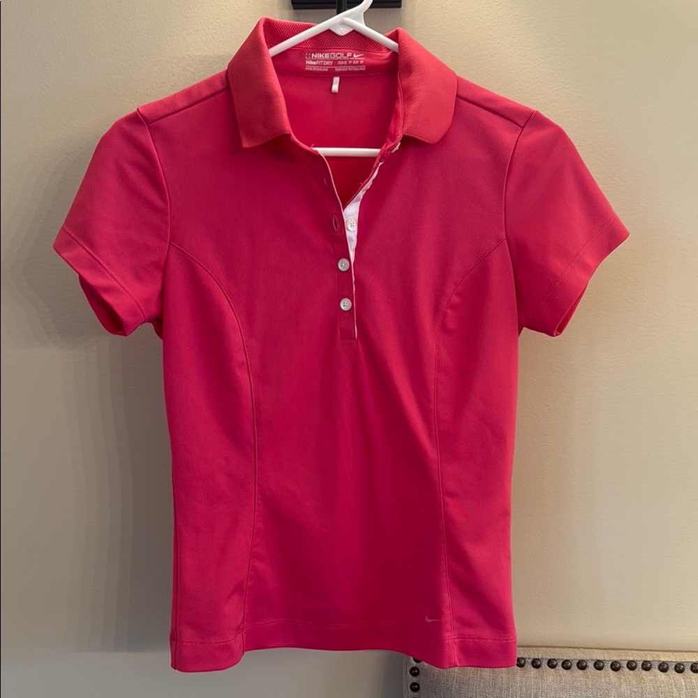 Nike Women's Pink Golf Polo Shirt